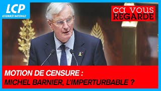 Motion de censure  Michel Barnier limperturbable   Ça vous regarde  08102024 [upl. by Formenti]