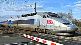 COMPILATION de TGV et AUTRES TRAINS autour du MANS  PREMIÈRE PARTIE [upl. by Aldon]