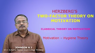 HERZBERGS TWO FACTOR THEORY ON MOTIVATION [upl. by Hpeosj]