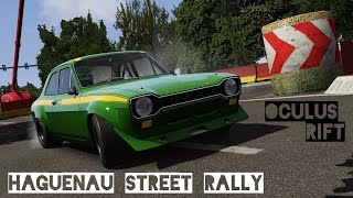 VR Oculus Rift Ford Escort Haguenau Street Rally  Assetto Corsa Gameplay and TV cam [upl. by Tlevesoor604]