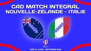 NouvelleZélande  Italie  Coupe du Monde Rugby 2023  Commentaire AD  Match Complet 29092023 [upl. by Rahal559]