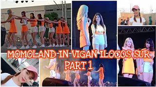 MOMOLAND IN VIGAN ILOCOS SUR CONCERT BBOOM BBOOM  SOMETHING AMAZING HAPPENED PART 1 TWM Nix Di [upl. by Arnulfo]