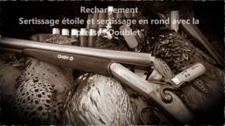 Rechargement pour armes lisses 2  Sertissage avec la presse Doublet [upl. by Hendel]