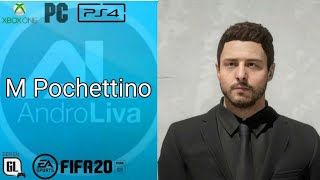 FIFA 20  Face MAURICIO POCHETTINO Tutorial [upl. by Odrick]