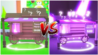 Traveling Merchant VS Mysterious Merchant  Pet Simulator X Roblox [upl. by Lap]