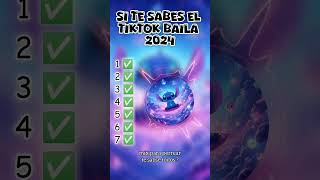 SI TE SABES EL TIKTOK BAILA 2024│Nuevos Trends De TikTok│BAILANDO TIK TOK 2024 tiktok [upl. by Carmencita]