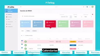 Aprende a CREAR calendarios para tu DELEGACIÓN en HRLOG [upl. by Edva549]