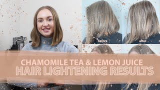 Hair Lightening Experiment Results  Elise Hewlett [upl. by Azne]