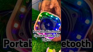 Portable Bluetooth Speaker with LED Lights youtubeshorts automobile cellphone moblie bluetooth [upl. by Duester]