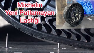 Michelin Yeni Havasız ve Patlamayan Lastiği UPTIS  Airless Tire [upl. by Jourdain]