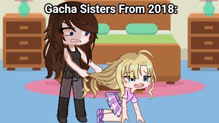 Normal Sisters VS Gacha Sisters 😨 [upl. by Noyart]