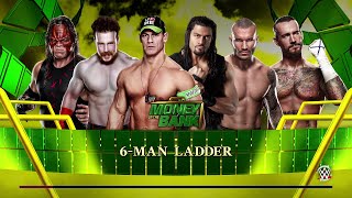 WWE 2K15  MONEY IN THE BANK 6 MAN LADDER MATCH Ft Cena Reigns Orton Kane Sheamus amp CM Punk [upl. by Dott62]