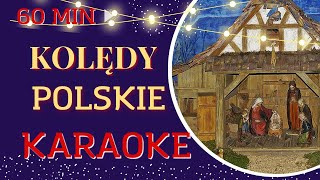 🎤 POLSKIE KOLĘDY KARAOKE 🎤 2024 🎄 1 GODZINA [upl. by Drucie]