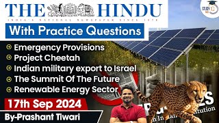 The Hindu Newspaper Analysis  17 Sep 2024  Current Affairs Today  Daily Current Affairs  StudyIQ [upl. by Libyc962]