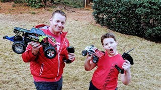 RC car racing Vortex A979b vs Traxas Stampede 2x4 [upl. by Anecuza]