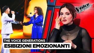 Esibizioni che hanno commosso i coach di The Voice  Compilation [upl. by Melesa88]