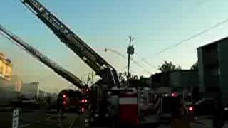 Jefferson Parish Fire Department 4 Alarm Guiffrais Video 2 [upl. by Netsirk]