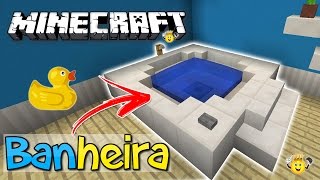 ⭐️Como fazer Banheira🛁 Simples no Minecraft PEPC [upl. by Anana]