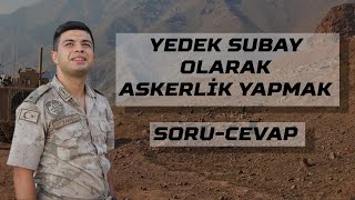 Yedek Subay ASTEĞMEN olarak askerlik yapmak  SoruCevap [upl. by Ahsytal445]