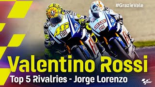 GrazieVale  Rossis Greatest Rivalries Jorge Lorenzo [upl. by Etteyafal]