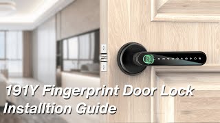 191Y Smart Lock Installation Tutorial Video [upl. by Ammadis35]