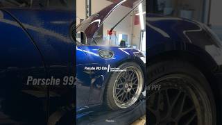 New Porsche 911 992 Cabriolet  Full Front Fender Custom Installed PPF [upl. by Arol]