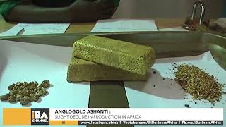 ANGLOGOLD ASHANTI SLIGHT DECLINE IN PRODUCTION IN AFRICA [upl. by Yirinec360]