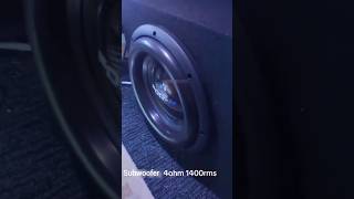 Extreme bass 1400 RMS Subwoofer ytshorts caraudio bass [upl. by Yttiy220]