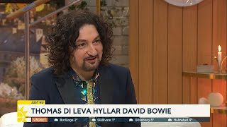 Thomas Di Leva Bowie var min kompass på jorden  Nyhetsmorgon  TV4 amp TV4 Play [upl. by Donegan]