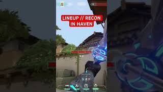 LINEUP  SOVA RECON IN HAVEN valorant valorantriotgames riotgame valorantlineup sovalineup [upl. by Mcmurry]