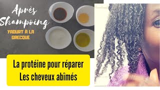 🇨🇮20• APRÈS SHAMPOING PROTÉINÉ  Conditioner  tout type de cheveux  Valèh Té [upl. by Arlynne]