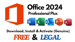 Download and Install Microsoft Office 2024 Pro Plus  Genuine Version from Microsoft Legally [upl. by Aivitnahs]