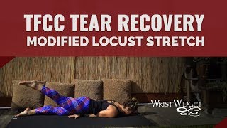 TFCC Tear Therapy  Modified Locust Stretch combines wrist rotation with elbow extension [upl. by Hannazus333]