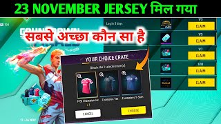 Countdown To The Final Event Jersey Free Fire  Jersey Crate Box Open  Free Tshirt kaise Milega [upl. by Phillida828]