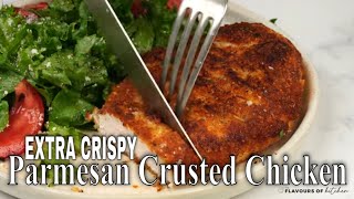 Parmesan Crusted Chicken Recipe [upl. by Panthea]