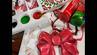 Painting ornaments day two artandcraft art livestream live painting [upl. by Cerellia]