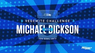 2019 Pro Bowl Vegemite Challenge With Michael Dickson [upl. by Snowber578]