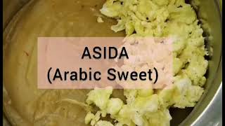 ASIDA  ARABIC SWEET  GRASYA COOKING TIME Sweet arabicsweet dessert [upl. by Thurmond952]