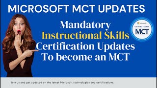 MCT instructional skills update  Microsoft Certified Trainer  updates  2024 [upl. by Allyson]