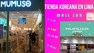 TOUR EN MUMUSO  TIENDA KOREANA  MALL SUR LIMA PERÚ 2020  POST CUARENTENA Haul Mumuso Tour [upl. by Aliuqat896]