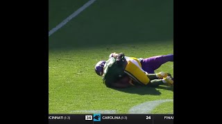 Jayden Reed with a spectacular catch for a 42yard Gain vs Minnesota Vikings [upl. by Airamzul]