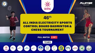 D1 C3 46th All India Electricity Sports Control Board Badminton amp Chess Tournament hosted by GUVNL [upl. by Robbyn]