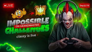 Challenges On Grandmaster 🥵 Classy Live 👽 Day 2275 freefirelive classyfreefire [upl. by Isahella921]