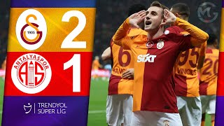 GALATASARAY 21 ANTALYASPOR  ASLAN YENİDEN ZİRVEDE [upl. by Sethrida]