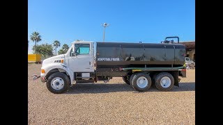 Arts Trucks amp Equipment  3819138 03 Sterling Acterra Water Truck [upl. by Durrej]