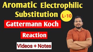 Gattermann Koch reaction  with mechanism  by pankaj sir [upl. by Elahcim370]