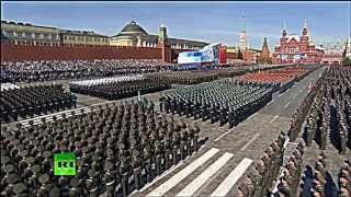 VICTORY PARADE ANTHEM 2013 SOVIET RUSSIAN [upl. by Yorick]