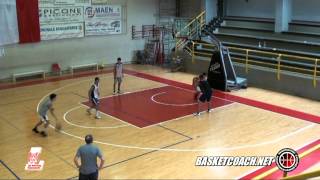 Basket Coach Attacco doppia uscita e collaborazioni offensive [upl. by Gottwald]