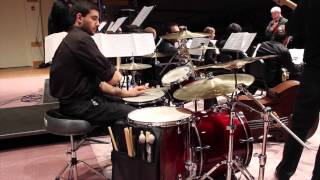 Zebrano Jazz Band Concert Show Opener Drum Solo [upl. by Neehs]