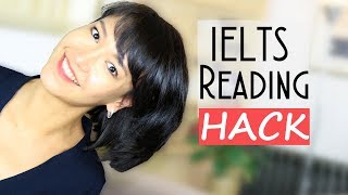 IELTS Reading HACK  How to answer questions FAST [upl. by Beitnes]